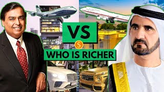 Mukesh Ambani Vs Dubai Sheikh Mohammed bin Rashid Al Maktoum - Kon hai Zaiada Rich?