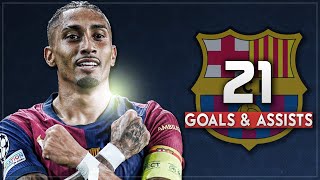 Raphinha - All 21 Goals \u0026 Assists 2024/25 l HD 1080p