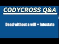 dead without a will codycross crossword answer