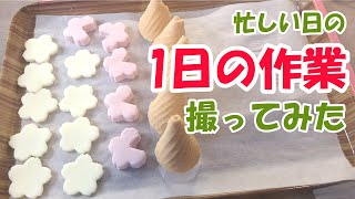 忙しい日の1日の作業撮ってみた【粘土作家の1日】