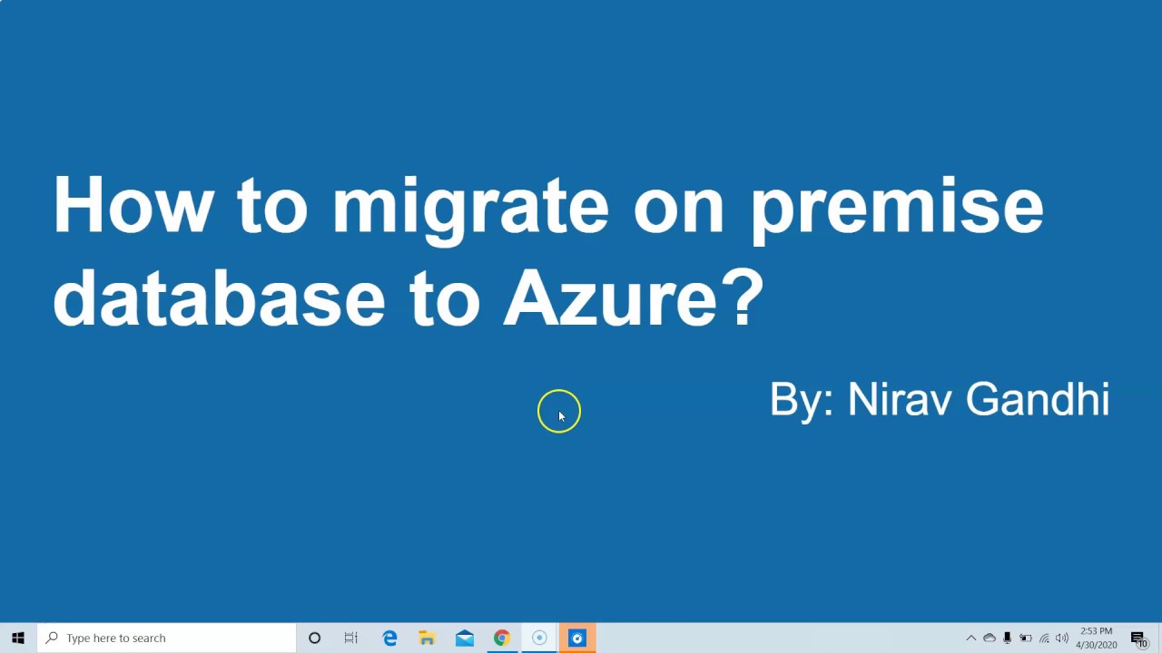 Move Local SQL Server Database To SQL Azure | How To Migrate SQL Server ...