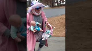 Dad Embarrasses Daughters Getting off School Bus || ViralHog