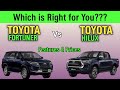 Compare Toyota Fortuner vs Toyota Hilux 2024 || Car Comparison Shop