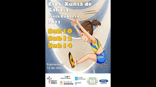 Xornada de mañá.Campionato Xunta de Galicia Sub 10 -12 de Pista Cuberta. Atletismo