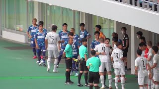 両チーム選手入場　天皇杯４回戦　Ⅴ・ファーレン長崎ＶＳアビスパ福岡　トランス・コスモススタジアム長崎　２０２２０７１３