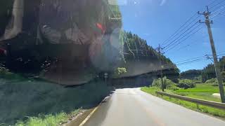 国道445号線　九州中央自動車道　山都中島西ICから　通潤山荘