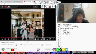 NBA YoungBoy - Sedated - Ma' I Got A Family - Official Audio - REACTION
