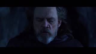 Luke reconnects with the Force and senses Leia in a coma