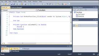 Visual Basic Tutorial 43 Functions
