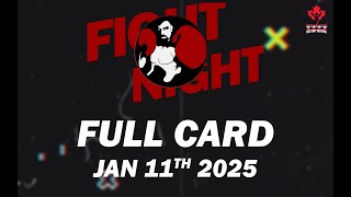 Destiny Fight Night - Full Card