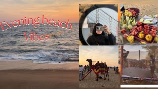 Beach vibes 🏝️ namukku orumicchu kadal kandaalo?|evening vlog|#dailyvlogs