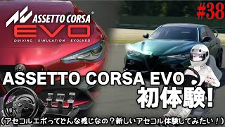 今日の 【ASSETTO CORSA EVO】 #38 ASSETTO CORSA EVO 初体験！（アセコルエボってどんな感じなの？新しいアセコル体験してみたい！）