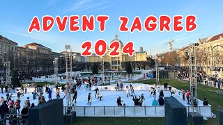 VLOG | What ADVENT 2024 is like in ZAGREB, CROATIA? 🇭🇷❄️🎄☃️🎿