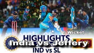 Jeffery  vandersay took six Wicket against India #indvssl #odicricket