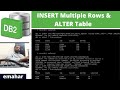 Inserting multiple rows|DB2