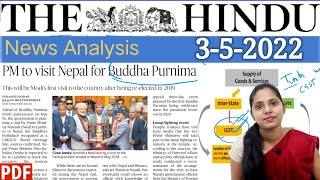 3 May 2022 | The Hindu Newspaper Analysis in English | #upsc #IAS