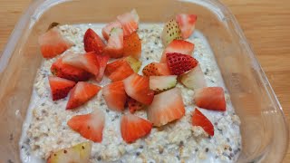 Easy Morning breakfast Recipe For Weight Loss |Simple Overnight Oats Meal plan |By Tasty Kitchen