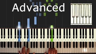 Ludovico Einaudi - Una Mattina - piano tutorial easy - Intouchables- synthesia
