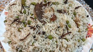 Khushbudar White Matar Pulao Recipe | Veg Pulao Recipe By Zahida