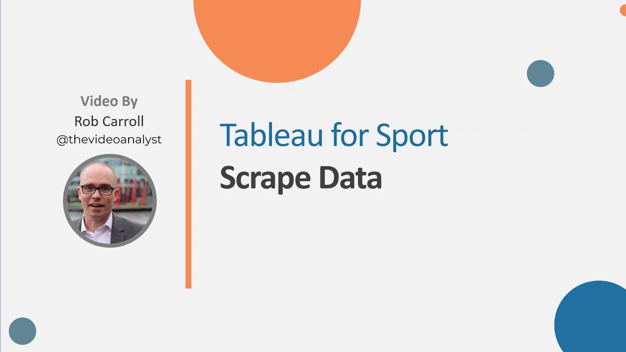 Football Data - Scrape - YouTube