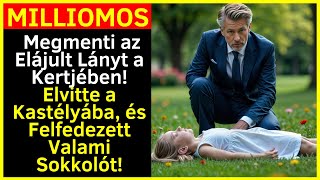 🔴Milliomos Megmenti az Elajult Lányt a Kertjében! Elvitte a Kastélyába, é Felfedezett Valami...