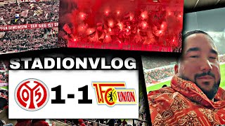 MAINZ FANS MIT PYRO 🔥 1. FSV Mainz 05 vs 1. FC Union Berlin | Stadionvlog