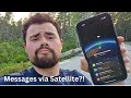 iOS 18 - Messages via Satellite - First Look!
