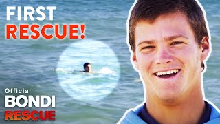 Lifeguard Has Cutest Reaction To FIRST Rescue On Bondi Beach!