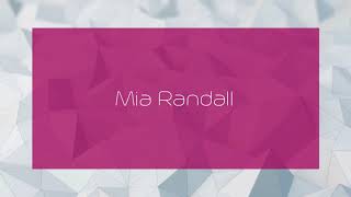 Mia Randall Appearance