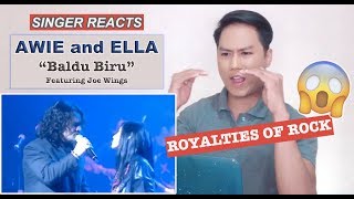 Ella & Awie - Baldu Biru feat Joe Wings SINGER REACTS