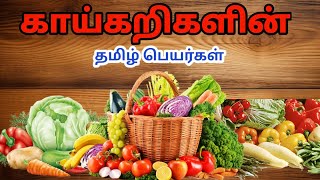 காய்கறிகளின் பெயர்கள் தமிழில் | vegetables Names in Tamil | Learn vegetables Names for kids