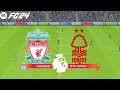 FC 24 | Liverpool vs Nottingham Forest - English Premier League 2024/25 - PS5™ Full Match & Gameplay