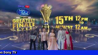 Indian Idol Season 12 Greatest Finale Ever  On 15th August 12AM   12PM   Promo