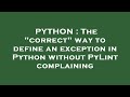 PYTHON : The 