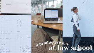 LAW SCHOOL VLOG - a productive day in my life