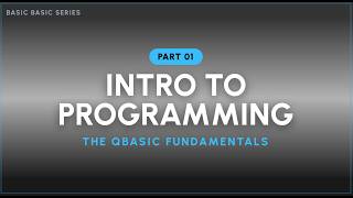Getting Started & Your First Code in Qbasic