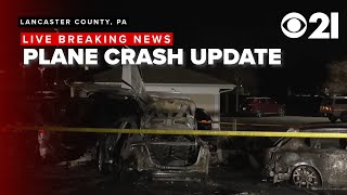 LIVE | Latest on plane that crashed in Lancaster County, injuring 5