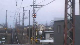 長野電鉄長野線　夜間瀬駅～信濃竹原駅　前面展望