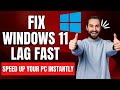 How To Fix Windows 11 LAG & SLOW Problem (2026 Full Guide)