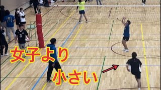 女子より小さい選手のフリースパイク練習【ハイキュー】【バレーボール】【小さな巨人】