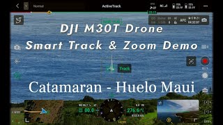 DJI M30T Drone - Smart Track and Zoom Demo - Maui Hawaii