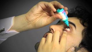 طريقة استعمال قطرات العيون #فيديو_تويت  Eye Drops Use