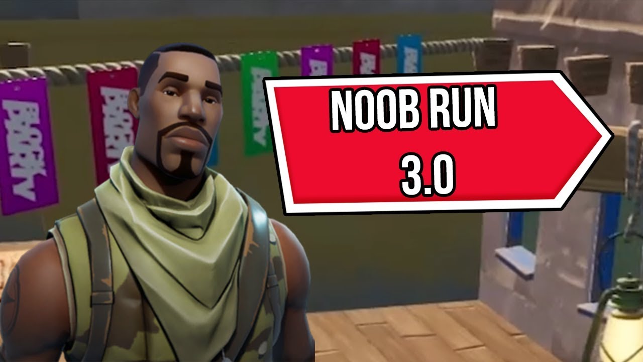 BECOMING ONE WITH BEING A NOOB! Noob Run 3.0 | Fortnite Creative - YouTube