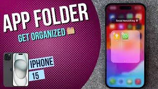 IPhone 15 – App Folder / Move Apps • 📱 • 📂 • 👍🏼 • Anleitung | Tutorial
