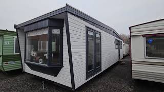 Mobilní Dům/ Mobilheim - Chalet White Gray 10,5x3,7m