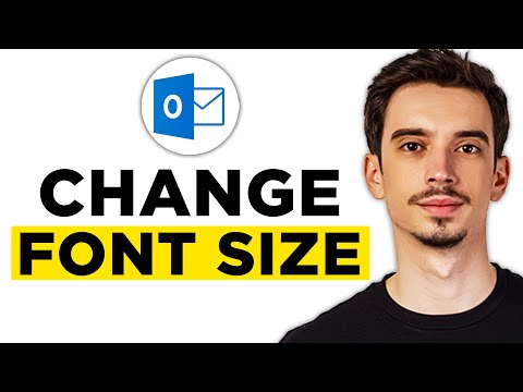 How To Change The Font Size In Outlook (2025) – Full Guide!