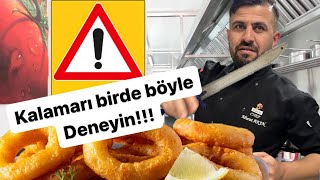 •E F S A N E • KALAMAR Tarifi #Murat şeften sizlerle  iyi Seyirlerr #squid #frıedrecıpe