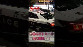 職質からの違法薬物で検挙事案か⁉️【第二自動車警ら隊】#shorts