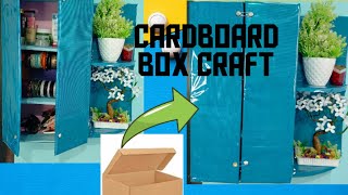 DIY Shelf making | shelf from Card board | DIY Card board box craft |Room Decor
