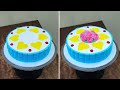 Simple & Easy Pineapple Cake | Mini Heart Cake Design | New Cake Design | Birthday Cake Design